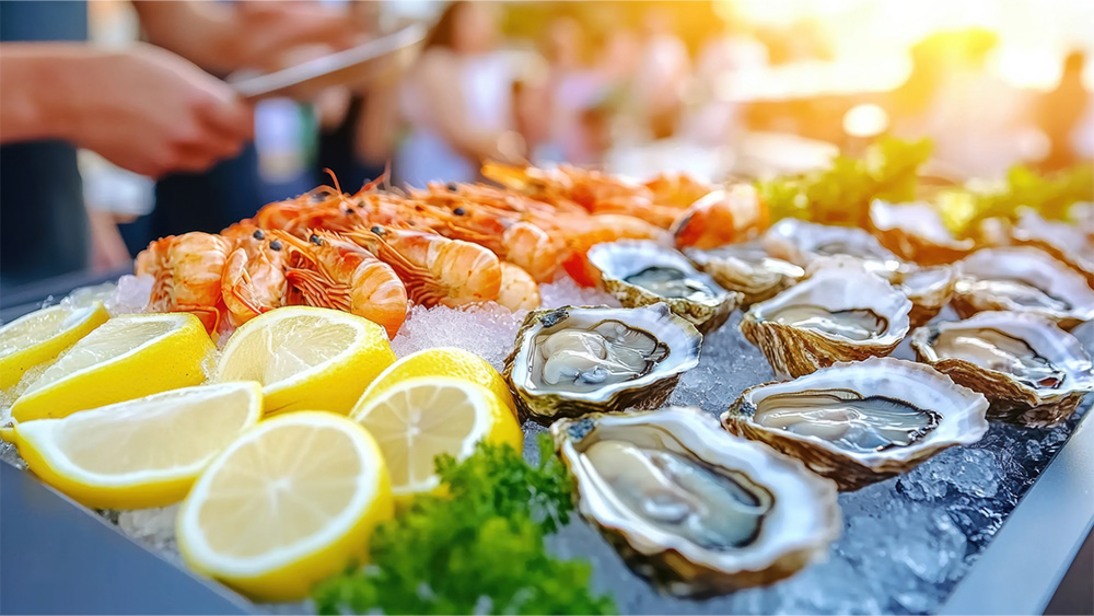 Seafood platter